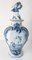 18th Century Dutch Delft Blue and White Hexagonal Garniture Vase 13