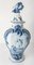 18th Century Dutch Delft Blue and White Hexagonal Garniture Vase, Image 13