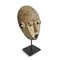 Máscara de bronce antigua con soporte, Imagen 2