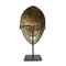 Máscara de bronce antigua con soporte, Imagen 5