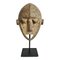 Máscara de bronce antigua con soporte, Imagen 1