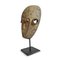 Máscara de bronce antigua con soporte, Imagen 4