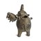 Maceta con forma de elefante vintage de latón, Imagen 3