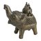 Vintage Brass Elephant Pot, Image 1