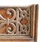 Caja de balaustrada vintage de hierro fundido y madera, Imagen 4