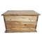 Caja de almacenamiento vintage de pino tallado, Imagen 6