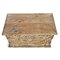 Caja de almacenamiento vintage de pino tallado, Imagen 5
