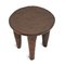 Vintage Round Guinea Wood Side Table 3