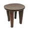 Vintage Round Guinea Wood Side Table 4