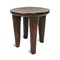 Vintage Round Guinea Wood Side Table 2