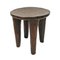 Vintage Round Guinea Wood Side Table 6