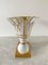 Reticulated Gold Gilt Porcelain Basket Compote, Image 3