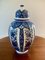 Vases et Bocaux en Porcelaine Bleue et Blanche de Ardalt Blue Delfia, Italie, Set de 3 4