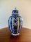 Italian Blue and White Porcelain Vases and Jar Garniture from Ardalt Blue Delfia, Set of 3 3