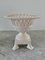 Canasta con patas de porcelana reticulada neoclásica italiana, Imagen 8