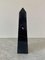 Neoclassical Marble Black and Gray Obelisk, Image 7