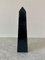 Neoclassical Marble Black and Gray Obelisk 2