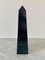 Neoclassical Marble Black and Gray Obelisk 4
