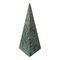 Neoclassical Marble Green and Gray Obelisk 1