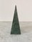 Neoclassical Marble Green and Gray Obelisk 3