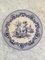 Neoclassical Blue and White Scenic Pastoral Porcelain Plates by Godinger, Set of 3 2