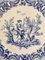 Assiettes Pastorale Néoclassique en Porcelaine Bleue et Blanche par Godinger, Set de 3 5