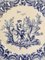 Neoclassical Blue and White Scenic Pastoral Porcelain Plates by Godinger, Set of 3, Image 5