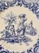 Assiettes Pastorale Néoclassique en Porcelaine Bleue et Blanche par Godinger, Set de 3 3