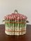 Italian Majolica Ceramic Trompe Loeil Asparagus Covered Dish 11