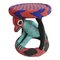 Vintage Beaded Bamileke Bird Stool, Image 1