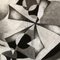 Obra de arte abstracta, años 70, Carbón sobre papel, Imagen 3