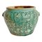 Antique Blue Green Ceramic Pot, Image 1