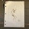 Desnudo de mujer, años 60, Lápiz sobre papel, Imagen 4