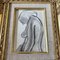 Art Deco Female Nude, Charcoal Drawing, 20th Century, Framed 2