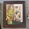 Bodegón con gatos siameses, años 60, pintura sobre lienzo, enmarcado, Imagen 5