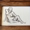 Desnudo de mujer, años 70, Tinta sobre papel, Enmarcado, Imagen 2
