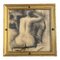 Studio di nudo femminile, anni '50, disegno a carboncino, con cornice, Immagine 1