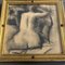 Studio di nudo femminile, anni '50, disegno a carboncino, con cornice, Immagine 2