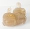 Chinese Carved Rutilated Quartz Group of Ducks 3