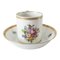 18th Century German Marcolini Meissen Floral Cup and Saucer, Set of 2 1