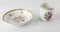 18th Century German Marcolini Meissen Floral Cup and Saucer, Set of 2 2