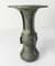 Chinese Shang Style Bronze Ritual Gu Form Vase 2