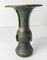 Chinese Shang Style Bronze Ritual Gu Form Vase 4