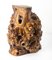 Early 20th Century Chinese or Japanese Cypress Rootwood Burl Brush Pot or Ikebana Vase, Image 10
