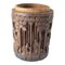 Vase Pot à Pinceaux en Bambou Sculpté Chinoiserie 1