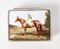 Sterling Silver and Porcelain Pill Box with Racehorse 3