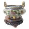 Mid-Century Chinese Plique-a-Jour Cloisonne Enamel Censer 1