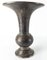 Indische Bidri Ware Champleve Vase aus versilberter Bronze und schwarzer Emaille, 19. Jh. 3