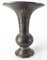 Vase Bidri Ware Champleve, Bronze Argenté et Émail Noir, 19ème Siècle 3