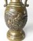 Small 19th Century Japanese Decorative Bronze Vase with Boy on Carp 7